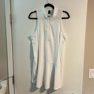 Greyson Tennis/Golf Dress with shorts, white, medium, brand new, great condition